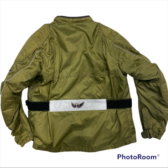 NWT Vintage MotoGP Mens Motorcycle Riding Jacket Medium Removable Liner - Picture 8 of 8